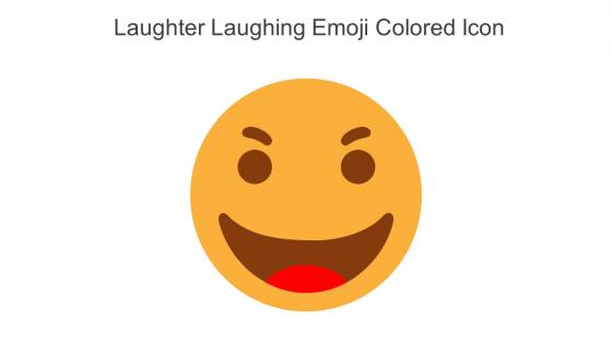 Laughter Laughing Emoji Colored Icon In Powerpoint Pptx Png And Editable Eps Format