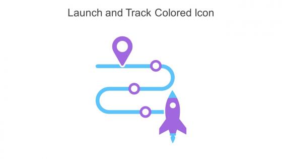 Launch And Track Colored Icon In Powerpoint Pptx Png And Editable Eps Format