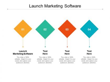 Launch marketing software ppt powerpoint presentation infographic template elements cpb