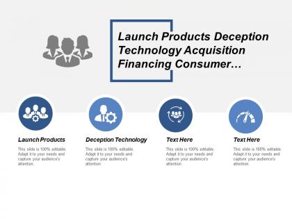 Launch products deception technology acquisition financing consumer industrial cpb