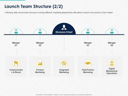 Launch team structure ppt powerpoint presentation slides graphics tutorials