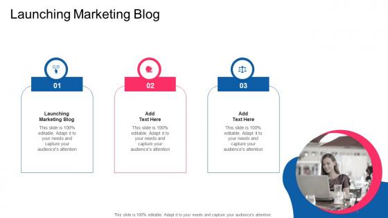 Launching Marketing Blog In Powerpoint And Google Slides Cpb