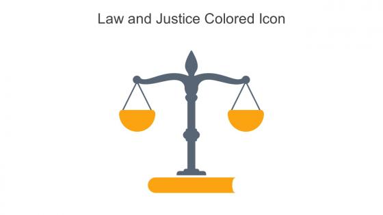 Law And Justice Colored Icon In Powerpoint Pptx Png And Editable Eps Format
