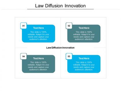 Law diffusion innovation ppt powerpoint presentation infographic template smartart cpb