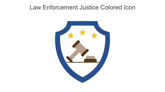 Law Enforcement Justice Colored Icon In Powerpoint Pptx Png And Editable Eps Format