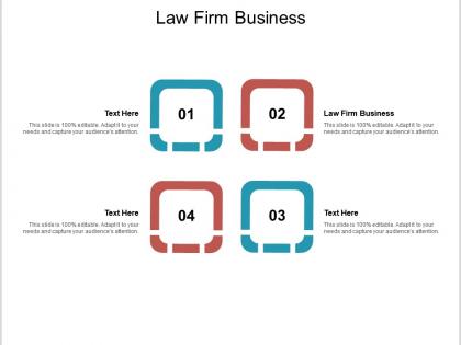 Law firm business ppt powerpoint presentation ideas example file cpb