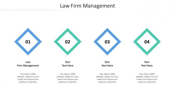 Law firm management ppt powerpoint presentation file example file cpb