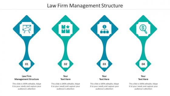 Law firm management structure ppt powerpoint presentation ideas visual aids cpb