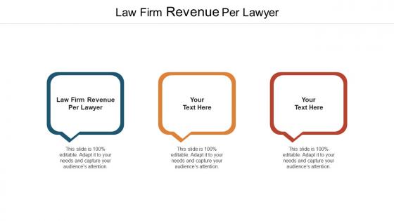 Law firm revenue per lawyer ppt powerpoint presentation gallery design templates cpb
