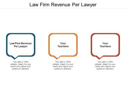 Law firm revenue per lawyer ppt powerpoint presentation ideas mockup cpb