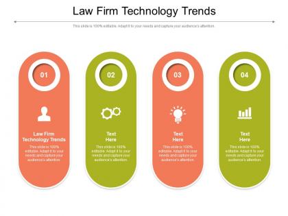 Law firm technology trends ppt powerpoint presentation file guide cpb