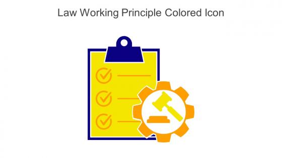 Law Working Principle Colored Icon In Powerpoint Pptx Png And Editable Eps Format