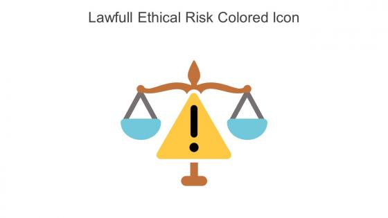 Lawfull Ethical Risk Colored Icon In Powerpoint Pptx Png And Editable Eps Format