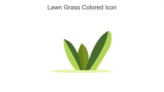 Lawn Grass Colored Icon In Powerpoint Pptx Png And Editable Eps Format