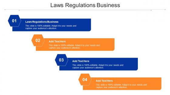 Laws Regulations Business Ppt Powerpoint Presentation Pictures Format Cpb