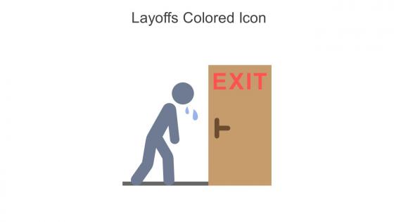 Layoffs Colored Icon In Powerpoint Pptx Png And Editable Eps Format