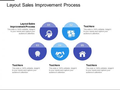 Layout sales improvement process ppt powerpoint presentation styles display cpb