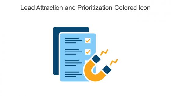Lead Attraction And Prioritization Colored Icon In Powerpoint Pptx Png And Editable Eps Format