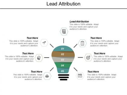 Lead attribution ppt powerpoint presentation outline smartart cpb