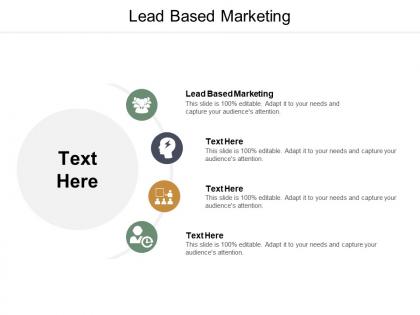 Lead based marketing ppt powerpoint presentation pictures influencers cpb