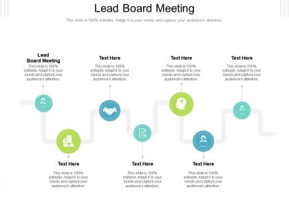 Lead board meeting ppt powerpoint presentation styles images cpb