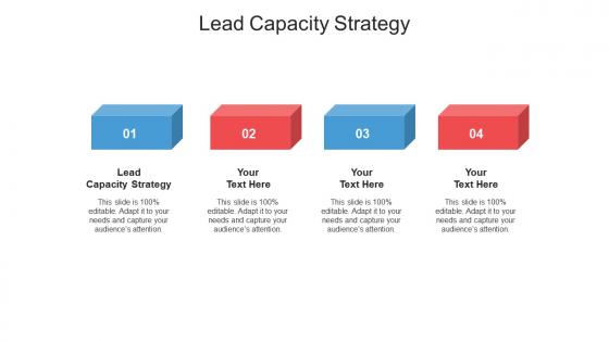 Lead capacity strategy ppt powerpoint presentation gallery slides cpb