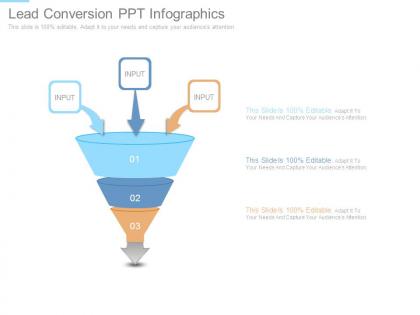 Lead conversion ppt infographics