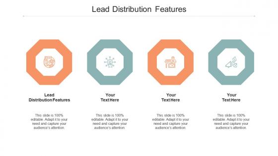 Lead distribution features ppt powerpoint presentation infographics grid cpb