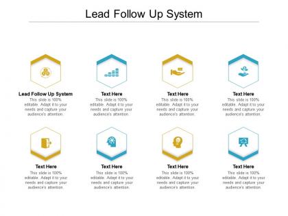 Lead follow up system ppt powerpoint presentation styles portrait cpb
