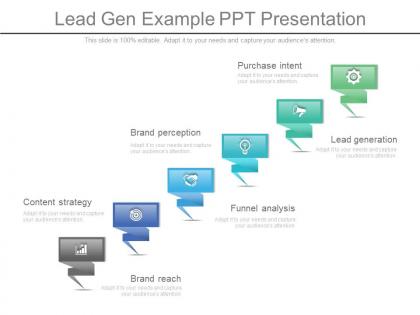 Lead gen example ppt presentation