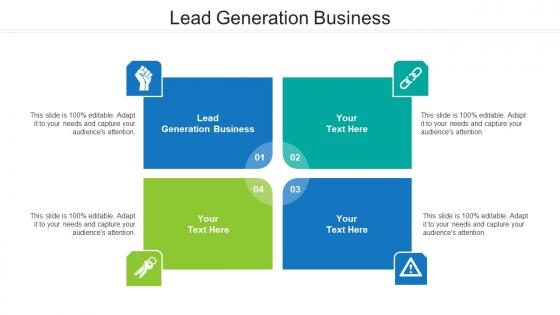 Lead generation business ppt powerpoint presentation summary good cpb