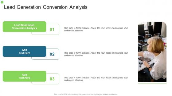 Lead Generation Conversion Analysis In Powerpoint And Google Slides Cpb