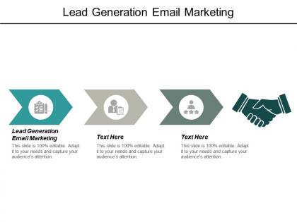 Lead generation email marketing ppt powerpoint presentation outline vector cpb
