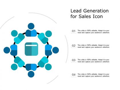 Lead generation for sales icon