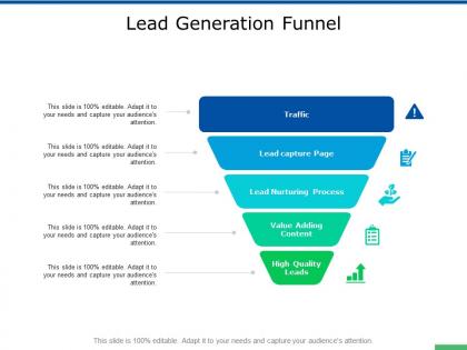 Lead generation funnel nurturing ppt powerpoint presentation show styles