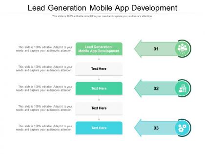 Lead generation mobile app development ppt powerpoint presentation file example cpb