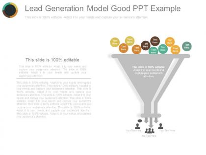 Lead generation model good ppt example