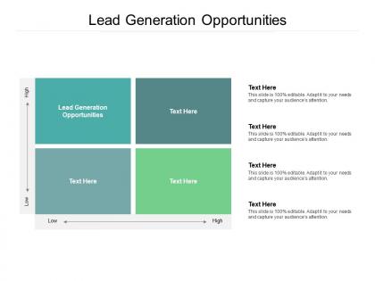 Lead generation opportunities ppt powerpoint presentation icon background image cpb