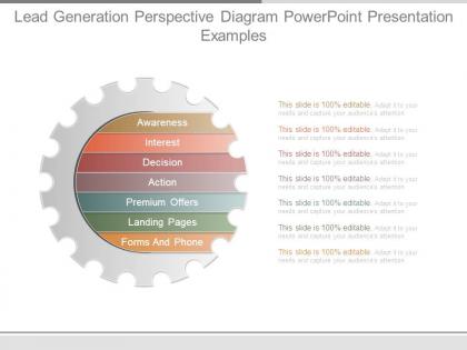 Lead generation perspective diagram powerpoint presentation examples
