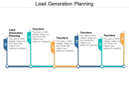 Lead generation planning ppt powerpoint presentation layouts diagrams cpb