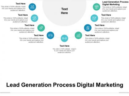 Lead generation process digital marketing ppt powerpoint presentation gallery background cpb