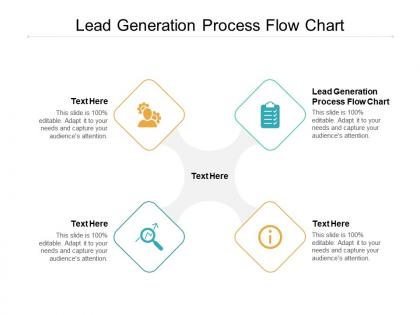 Lead generation process flow chart ppt powerpoint presentation summary background images cpb