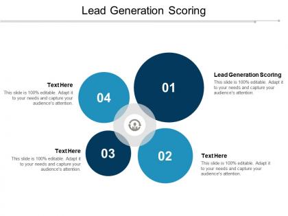 Lead generation scoring ppt powerpoint presentation gallery smartart cpb