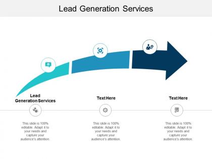 Lead generation services ppt powerpoint presentation ideas visual aids cpb