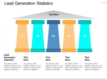 Lead generation statistics ppt powerpoint presentation layouts example cpb