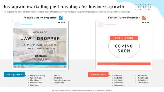 Lead Generation Strategies To Improve Instagram Marketing Post Hashtags For Business Growth SA SS