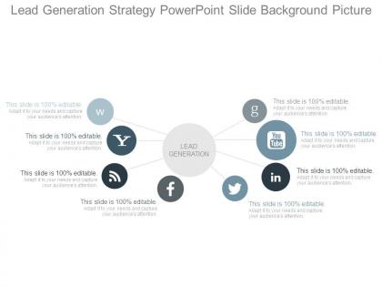 Lead generation strategy powerpoint slide background picture