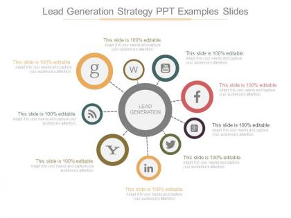 Lead generation strategy ppt examples slides