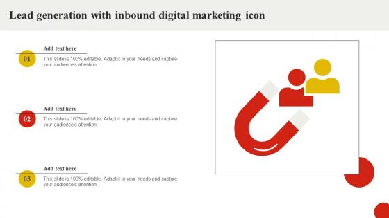 Lead Generation With Inbound Digital Marketing Icon