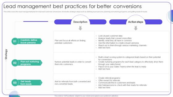 Lead Management Best Practices For Better Conversions Strategies For Managing Client Leads